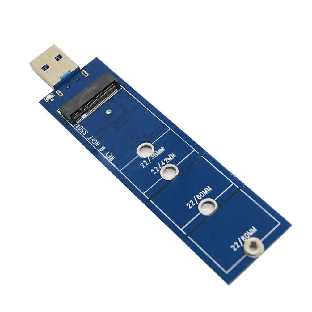 NGFF M.2 к USB3.0 адаптер B Ключ M.2 SSD адаптер USB 3,0 USB к 2280 M2 SSD накопитель адаптер NGFF конвертер ридер карта