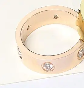 2022 Cross Stainless Steel Zircon Ring With Stone For Woman Girl For Men Couple Ring Wedding Ring 