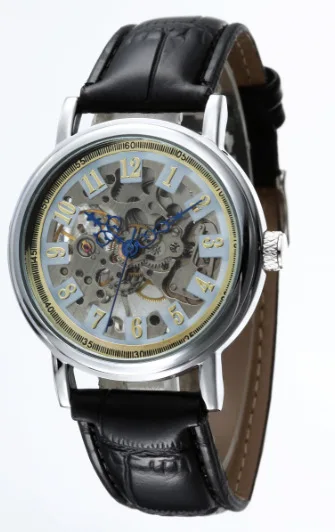

Hot Sales Goer Gao'er Retro Hollow out Fully Automatic Machinery Belt Watch Men Business Watch