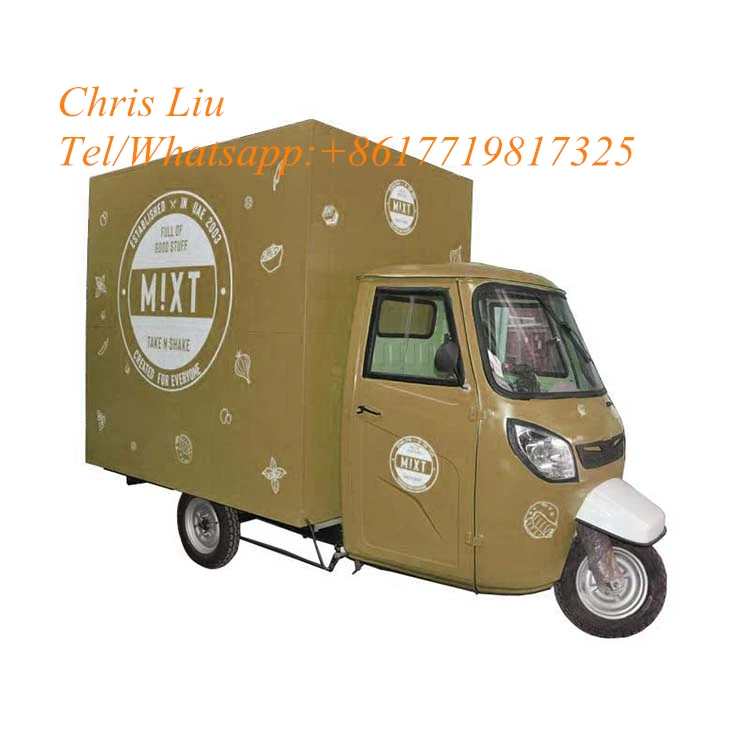 Piaggio ape пищевой грузовик/электрический грузовик для пищевых продуктов/мобильный электрический грузовик для пищевых продуктов