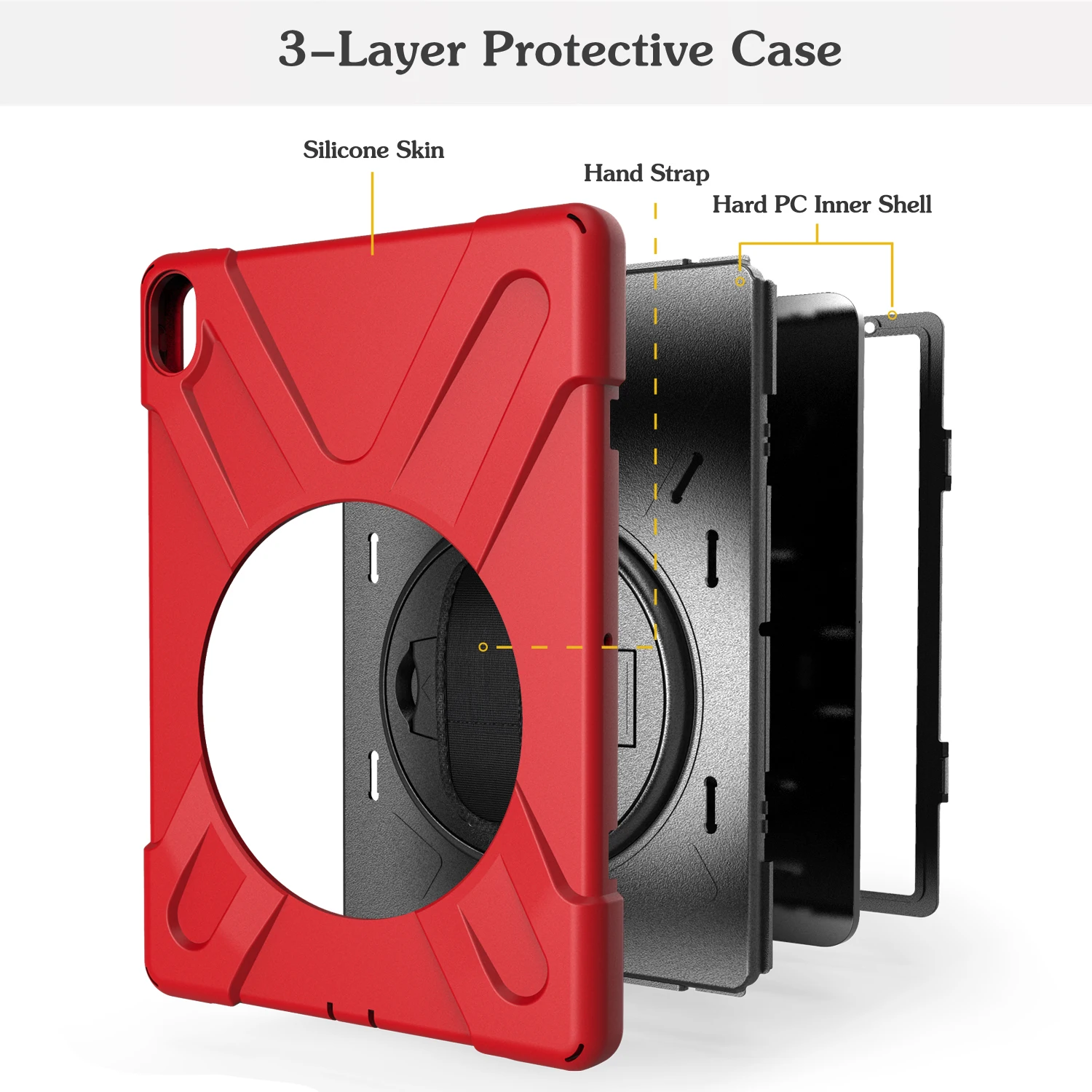 Buccaneer PC и силиконовый кожаный чехол для Apple ipad 9,7()/ipad 9,7() мягкий чехол с веревкой для ipad 9,7 чехол