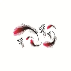 Waterproof Temporary Tattoo Sticker Sexy Feather Arm Leg Fake Tattoo Cover Scar Sticker Body Art Small Sticker Men Women