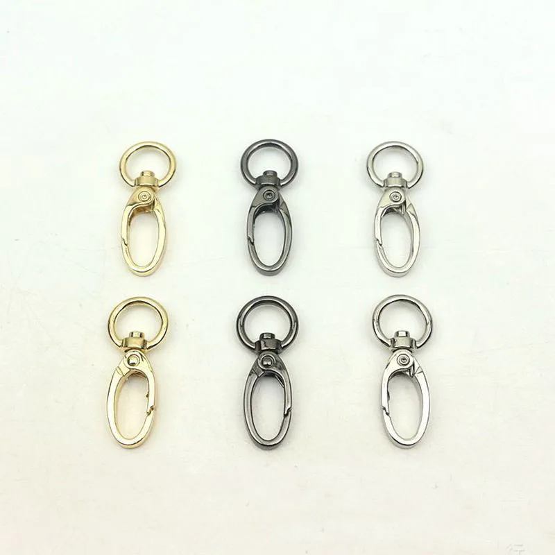 

50Pcs 13mm Bag Metal Buckles Dog Collar Webbing Hanger Lobster Clasp Swivel Trigger Clips Snap Hook DIY Accessories