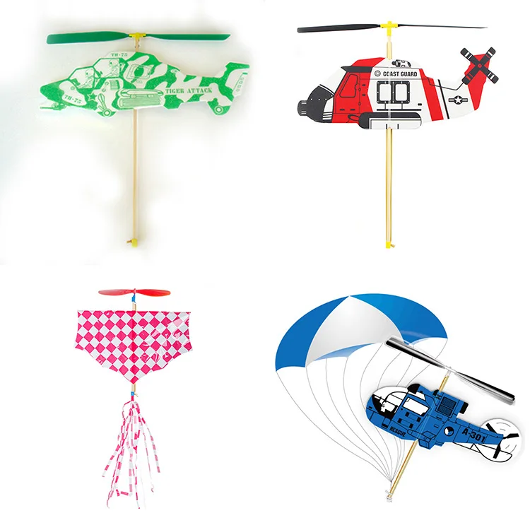 

Tigers Jones No. Sea of Clouds II New Tigers Rubber Band Power Helicopter Model Airplane Assembled Toys Equipment