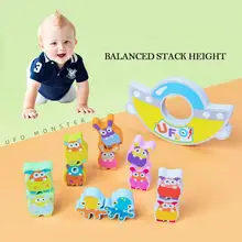 Деревянный Штабелируемый Настольный Игровой баланс строительный блок экологически чистые нетоксичные Водные краски детские развивающие игрушки