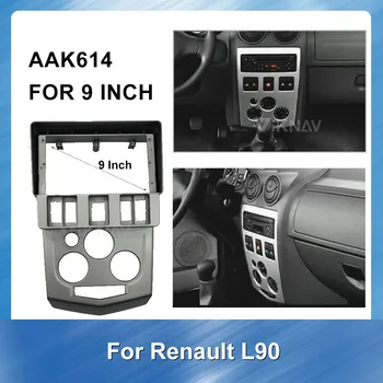 

2 din Radio Fascia for Renault L90 LHD Stereo Audio Panel Mount Installation Dash Kit Frame Adapter Radio Stereo DVD