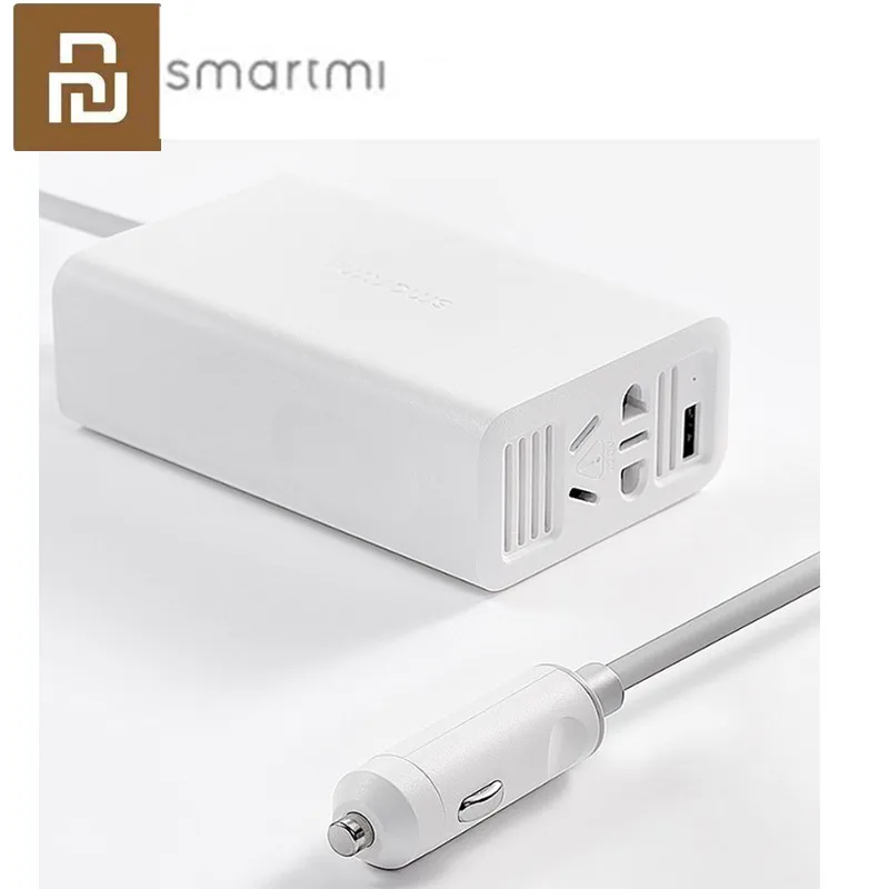 Портативный Инвертер автомобильного зарядного устройства SMARTMI 100 Вт