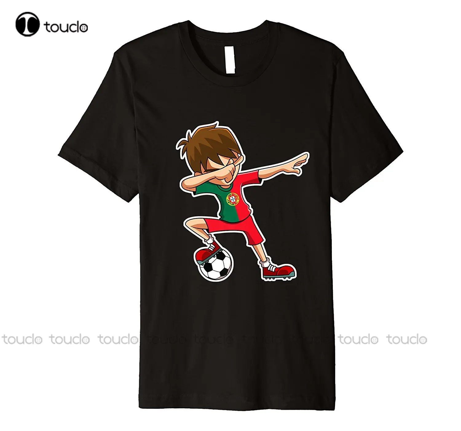 Camiseta de manga con cuello redondo para hombre, ropa de barata de verano, camiseta de fútbol de la bandera de Portugal, Ideas|Camisetas| - AliExpress