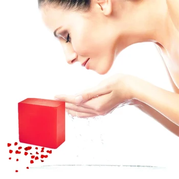 

Rose Moisturizing Essence Handmade Soaps Skin Whitening Anti Reddish Skin Repair Scar Coarse Pore Treatment Plant Beauty Soap