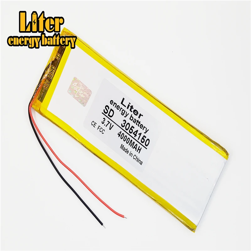 lithium polymer batteries 0354150 3054150 3.7V 3055150 4000 mah tablet