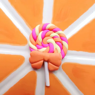 Радужный леденец наполнитель амулеты для слизи DIY аксессуары Fimo Lizun моделирование из пластилина глина пушистый слизи комплект для детей - Цвет: one Pcs X