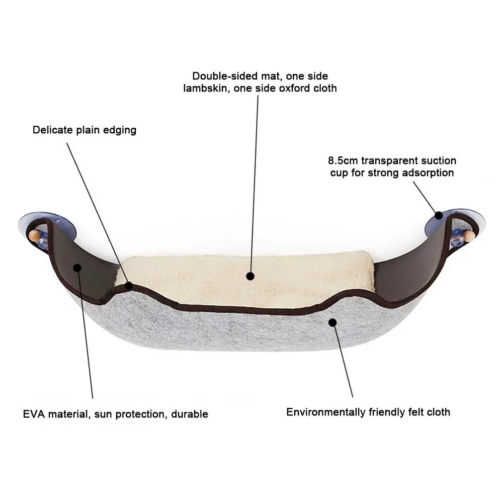 Подвешивание на окно для кошки, кровать для кошки, гамак, оконное сиденье с присосками, экономия пространства для кошек, домашнее животное, сиденье для отдыха