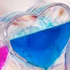 Double Heart Floating Liquid Oil Acrylic Drip Oil Hourglass Timer Motion Bubble Oil Hourglass Liquid Hourglass Timer Home Decor 4