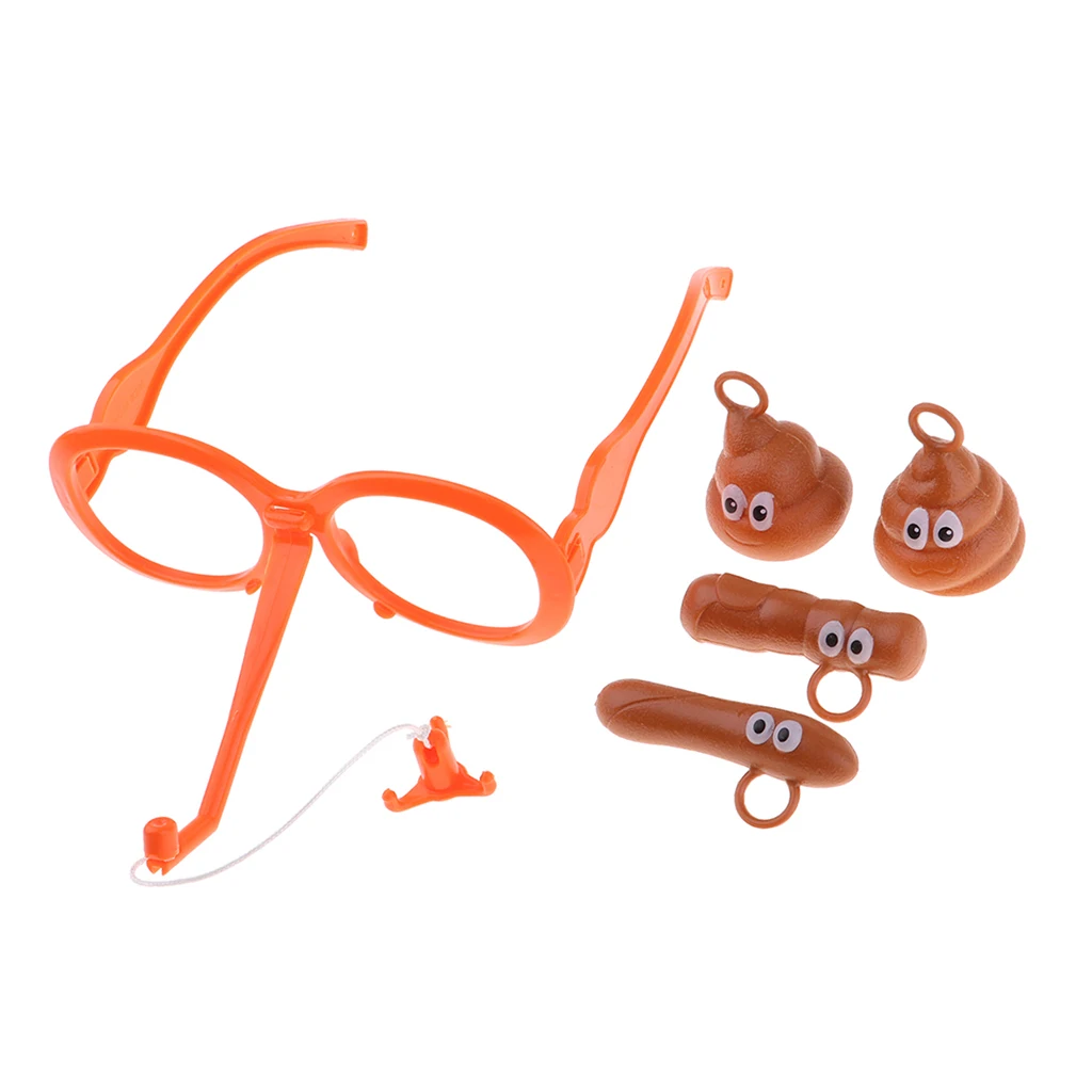 Super Cute Poop Toys and Games, Save the Poops with Glasses, Novelty Gifts