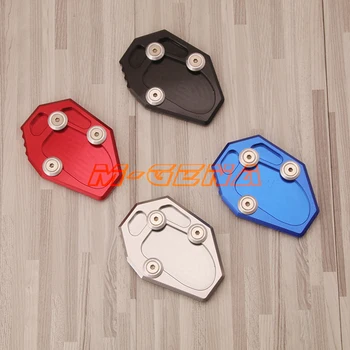 

Motorcycl CNC Side Stand Kick Stank Extension Foot Plate Pad For Yamaha MT-07 MT07 2014-2016