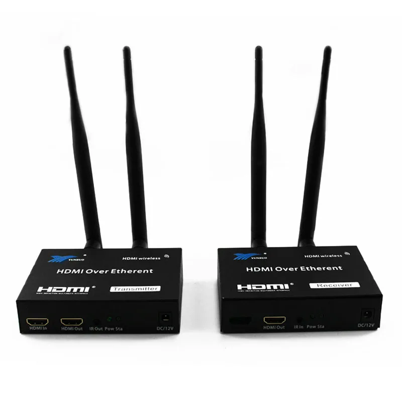 2,4 ГГц/5 ГГц 200 м HDMI беспроводной удлинитель HD 1080P HDMI 1,3 удлинитель передатчик приемник wifi HDMI адаптер
