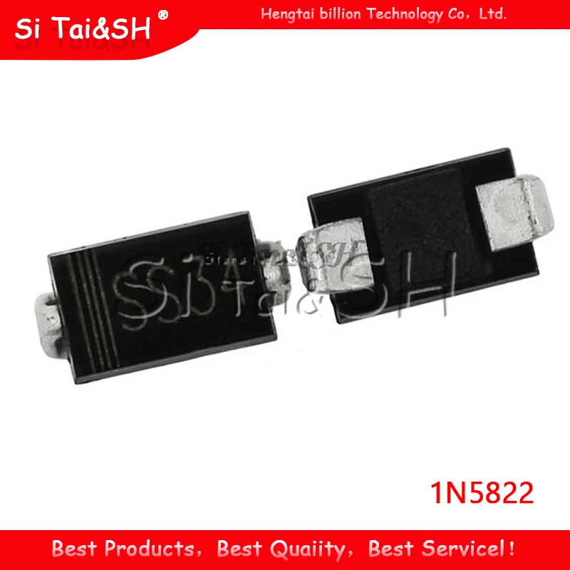 100pcs 1N5822 SMA SS34 smd DO-214ac IN5822 Schottky diode ss34 | Электронные компоненты и принадлежности