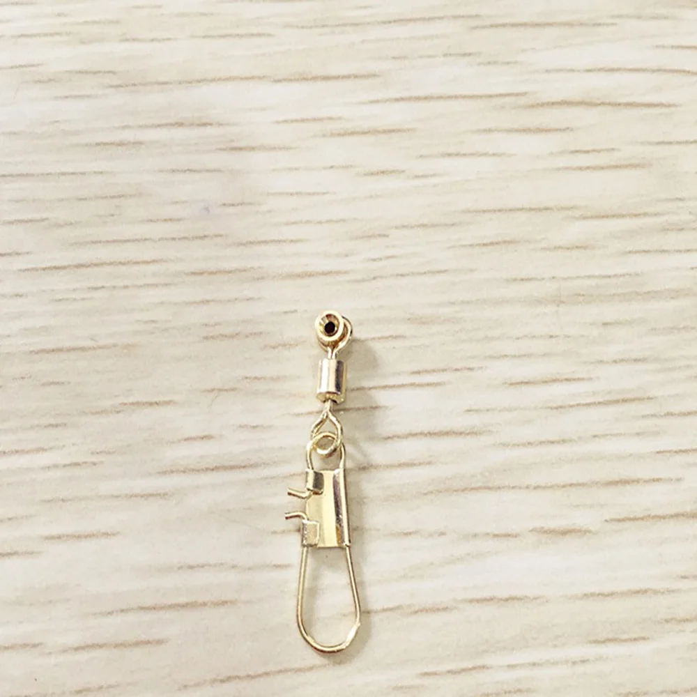 Fishing Tools Fishing Accessories Fishing Tool Fishing Swivels Fishing Tackle Fishing Beads Fishing Hook 10-20pcs/lot Sea bean with golden copper head Bobber Space Beans fishing swivels hook pin Connector fishing Tools Accessories