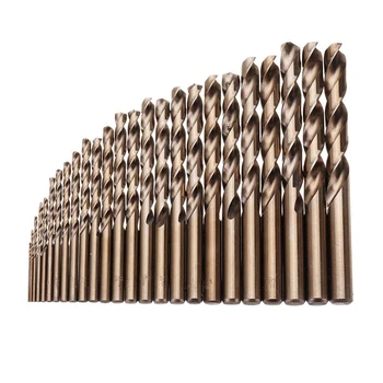 

25pcs/set 1-13mm HSS M35 Cobalt Twist M35 cobalt high speed steel Drill Bit Set for Metal Wood Drilling Accessories Tool