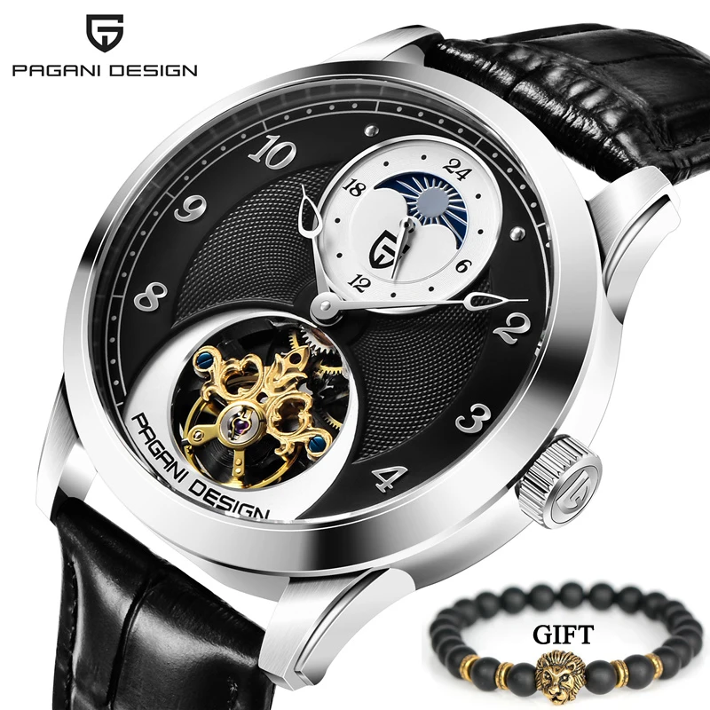 

PAGANI Top Luxury Brand Watches Business Mechanical Wristwatch Men's Stainless Steel Waterproof Automatic Watch reloj hombre