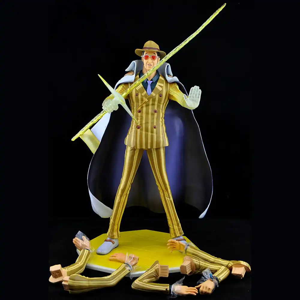 ポップデラックス黄猿ボルサリーノアクションフィギュアアニメワンピース置物pvc組み立てるエクセレントモデル玩具グッドギフト収集品26センチメートル Aliexpress