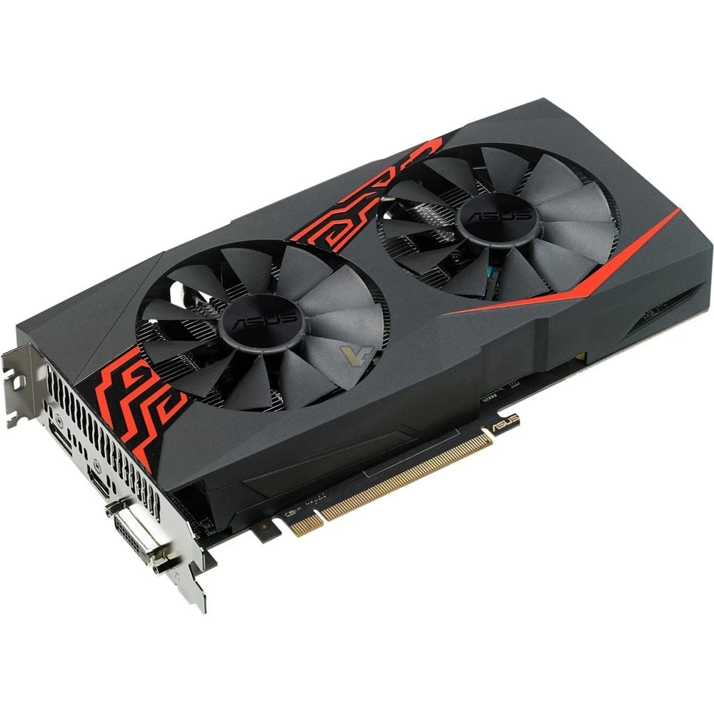 Б/у видеокарты ASUS RX 570 4G 7000 МГц GDDR5 256 бит HDMI + DP PCI X16|Графические карты| |