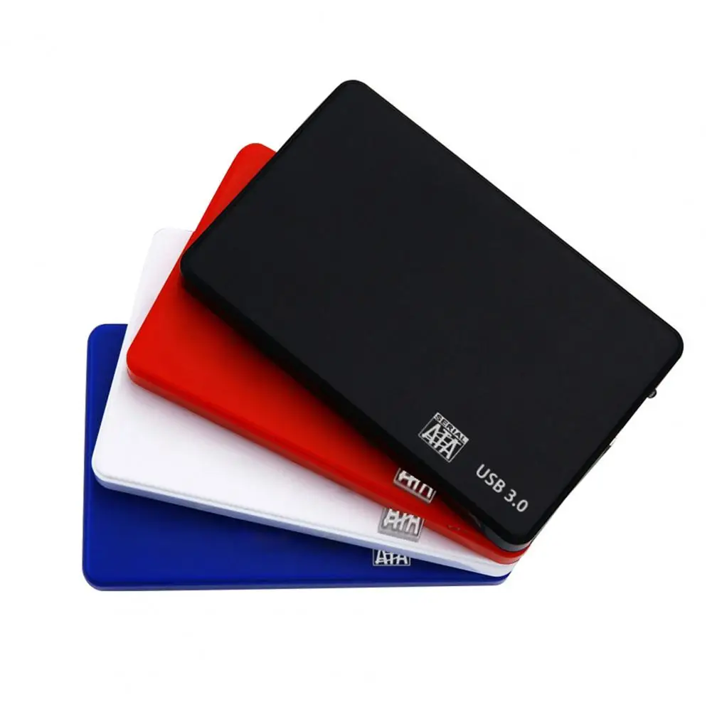 Universal Laptop 2.5inch Hard Disk Tray USB3.0/2.0 Mobile ABS SATA HDD SSD Hard Disk Case for Mac Linux