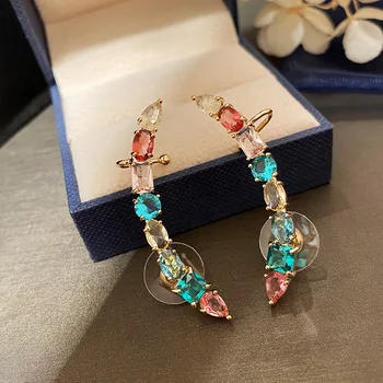 

Bilincolor fashion cubic zirconia stud earring