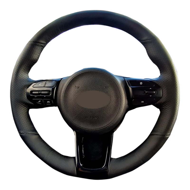 Custom Original Diy Car Steering Wheel Cover For Kia Rio K2 Kx Cross Picanto 17 Artificial Leather Braid For Steering Wheei Steering Covers Aliexpress