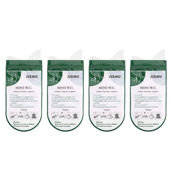 

4pcs 700ml Disposable Emergency Unisex Urine Bags Portable Car Vomit Bags Mini Mobile Toilets Urine Bag for Men Women