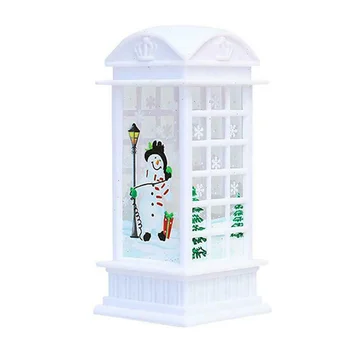 

New Christmas Decorations Small Wind Lantern Old Man Snowman Decoration Wind Lantern Desktop Decoration Christmas Ornaments