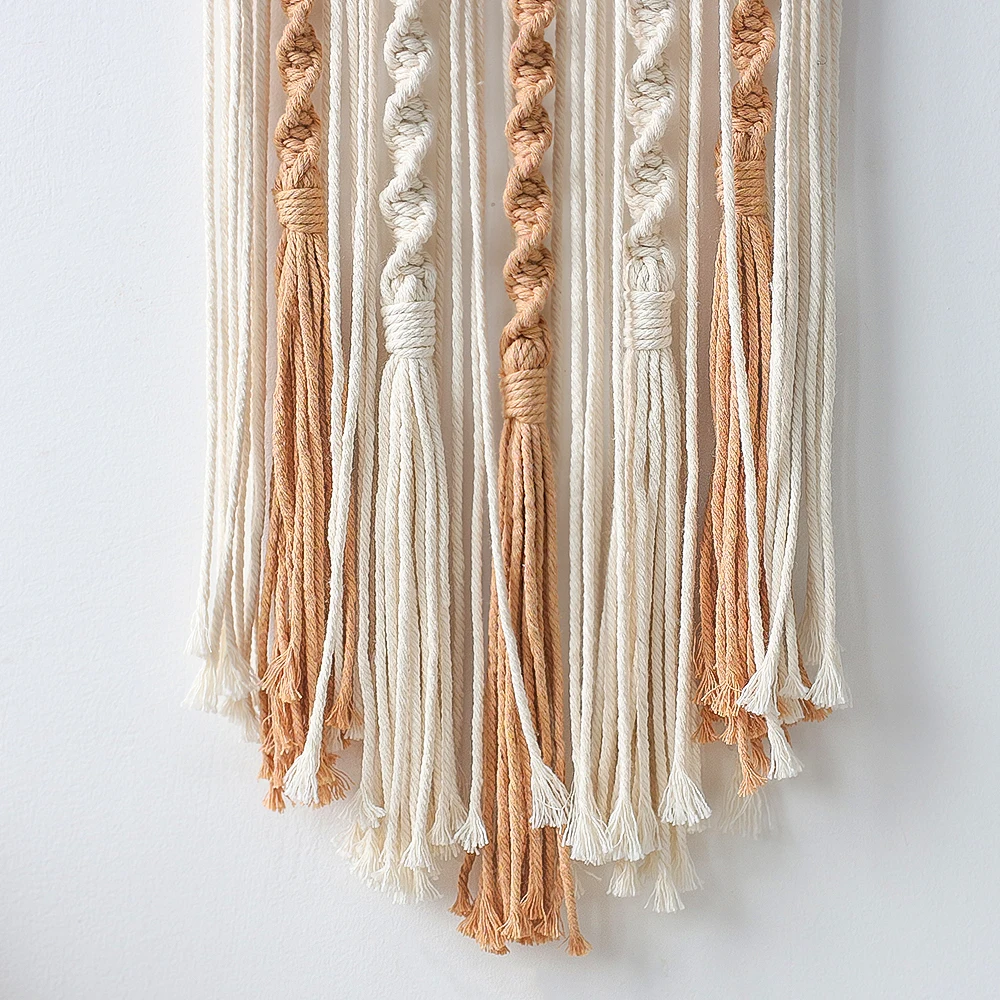 Boho Mond & Sun Dream Catcher Wohnkultur Handarbeit Gewebt Zimmer Dekoration für Kinder Zimmer Home Hochzeit Ornament Handwerk Geschenk – Detail 16