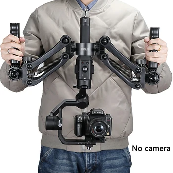 

Handheld Damping Spring Outdoor Detachable Photography Camera Gimbal 5 Axis High Compatibility Stable Dual Handle For Crane