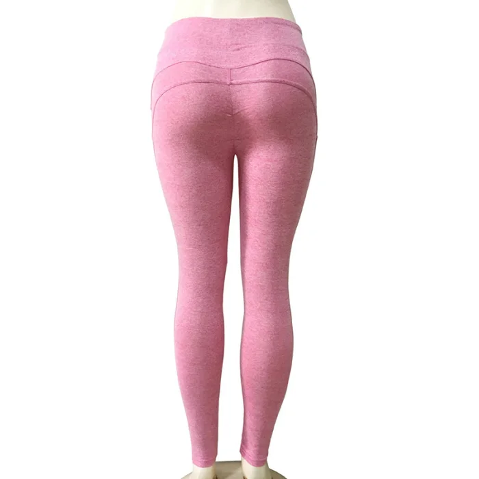 Women Sweat Absorption Slim Pants Breathable Hip-lifting Fitness Leggings XRQ88