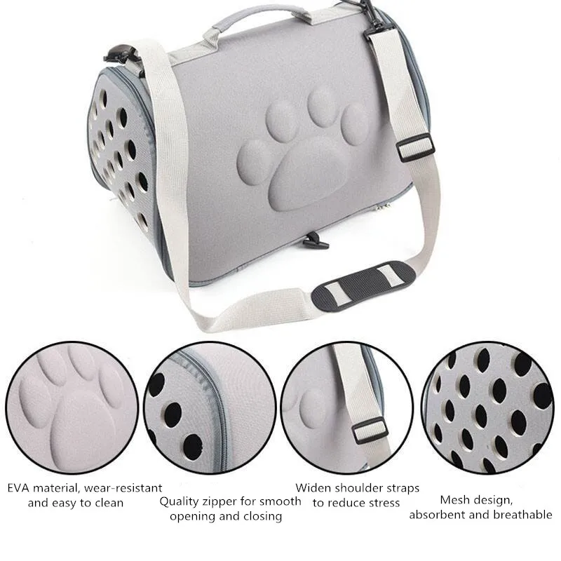 EVA Dogs Cat Folding Pet Carrier Cage Collapsible Puppy Crate Handbag Carrying Bags Pets Supplies Transport Chien Accessories EVA Dogs Cat Folding Pet Carrier Cage Collapsible Puppy Crate Handbag Carrying Bags Pets Supplies Transport Chien Accessories
