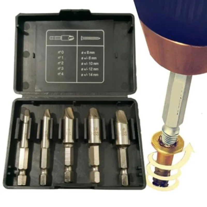 Инструмент для удаления винтов простой набор инструментов поврежденных