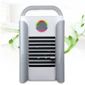 

Mini Portable Air Conditioner Humidifier Purifier Desktop Cooling Fan Air Cooler Black Fan for Camping Outdoor Activities