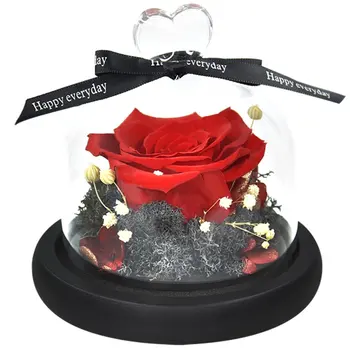 

Glass cover eternal flower gift Eternal flower gift symbol of health and longevity the preferred gift Mother's Day