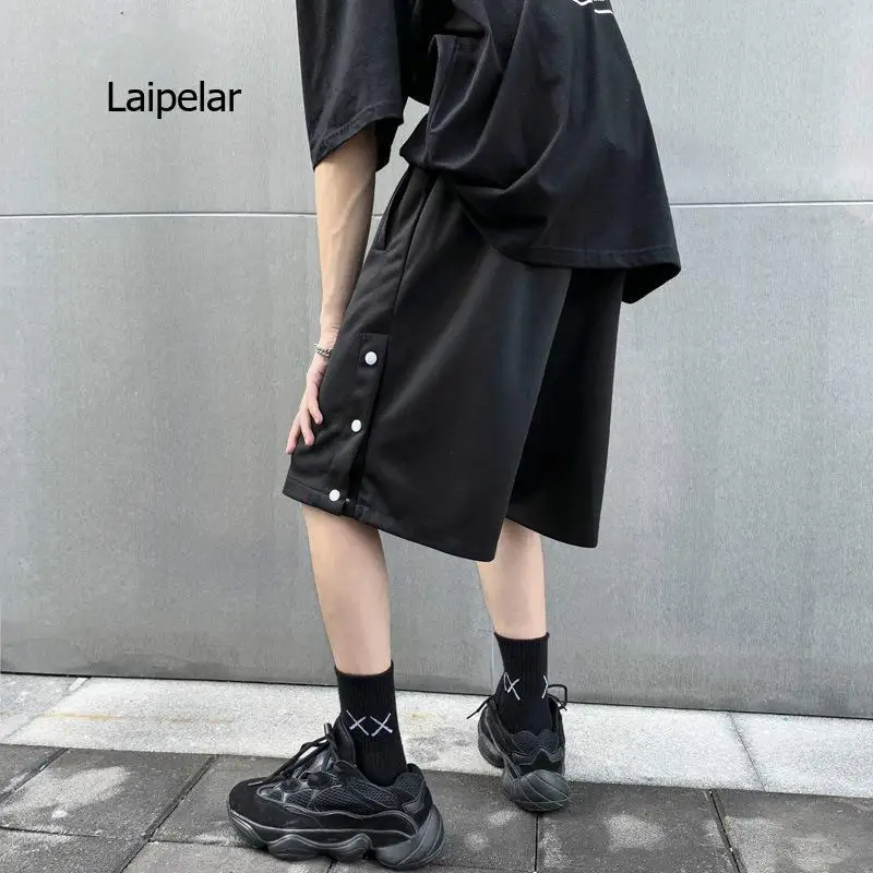 2021 Casual Shorts Men's Summer Thin Loose Wear Breasted Basketball Pants Versatile Sports Capris