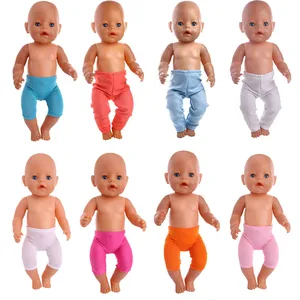Doll Pants And Leggings Fit 18 Inch American Doll 40-43cm Born Baby Clothes Accessories For Baby Birthday Festival Gift