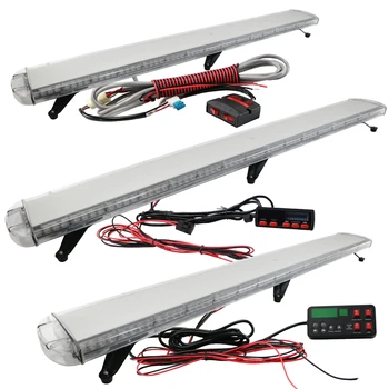 

1.8M 72" Inch 136 LED Work Lights Emergency Recovery Beacon Wrecker Flashing Strobe Light Bar Amber White Red Blue 12V/24V