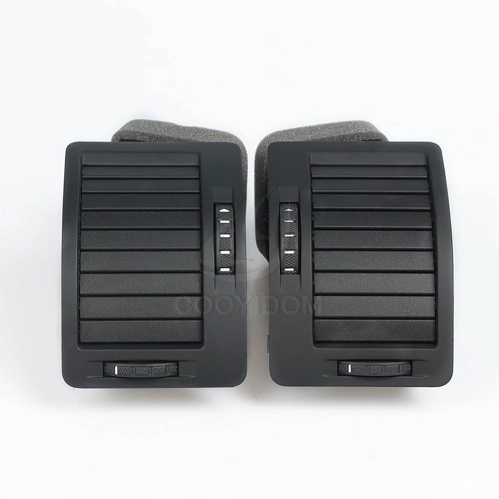 COOYIDOM Black Air Vent Outlet Free Tool For Skoda Octavi MK2 2004 2013 1Z0819701A 1Z0819702A 1ZD 1Z0 819 701 A 702 A 2
