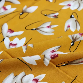 

100cm*140cm Vintage Skirt Shirt Sewing Fabric Soft Rayon Viscose