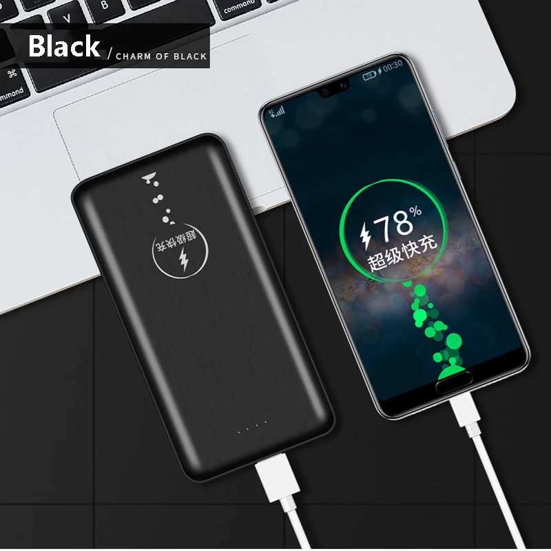 Новое поступление 20000 mAh power Bank 5A супер зарядка портативное зарядное устройство Внешний аккумулятор для Huawei P20 Iphone 11 Xiaomi