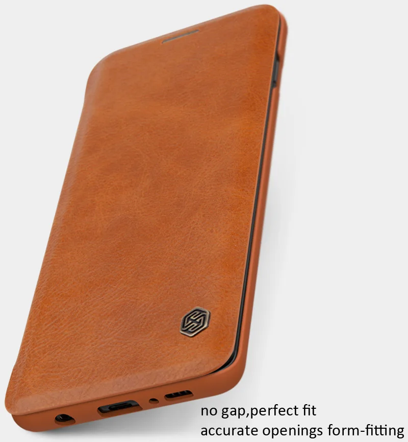 Кожаный чехол книжка Nillkin Qin для Samsung Galaxy S10 Plus S9 Lite|cover for samsung galaxy|case covercover |