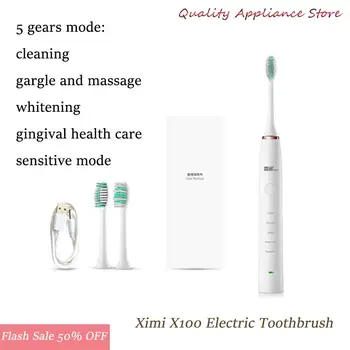 

Ximi X800 Sonic Electric Toothbrush Smart USB Charging Toothbrush Adults Automatic Toothbrush With 5 Gears Waterproof 2000 mAh