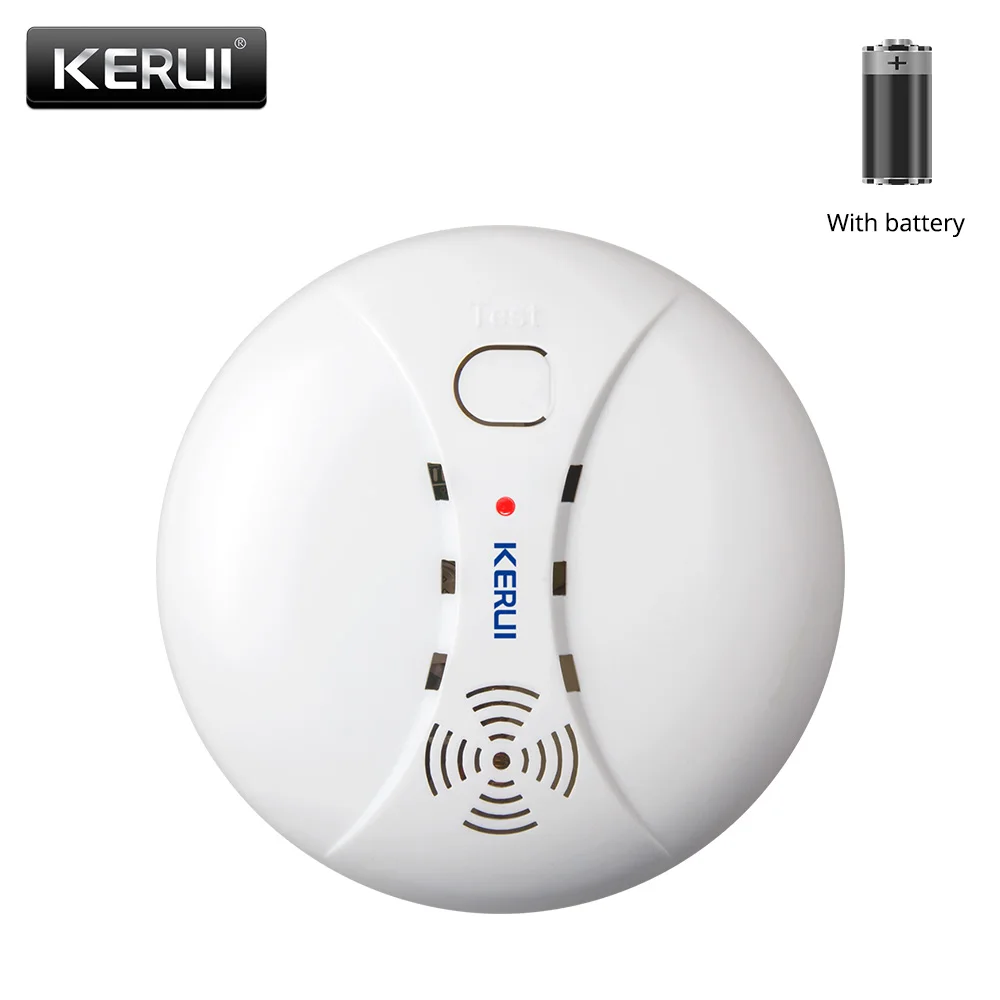 KEIRUI Беспроводной детектор дыма система сигнализации аксессуары чувствительный дым/пожарный детектор для домашняя система охранной сигнализации - Цвет: Kit1