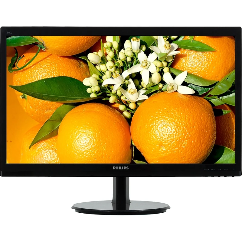 Монитор Philips 24" 246V5LSB(00/01) черный TN+film LED 5ms 16:9 DVI Mat 250cd