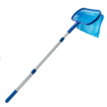

1pc Swimming Pool Garbage Fish Pond Skimmer Net Cleaning Leaf Skimmer Mesh Frame Net For Cleaning Swimming Pool Accessories