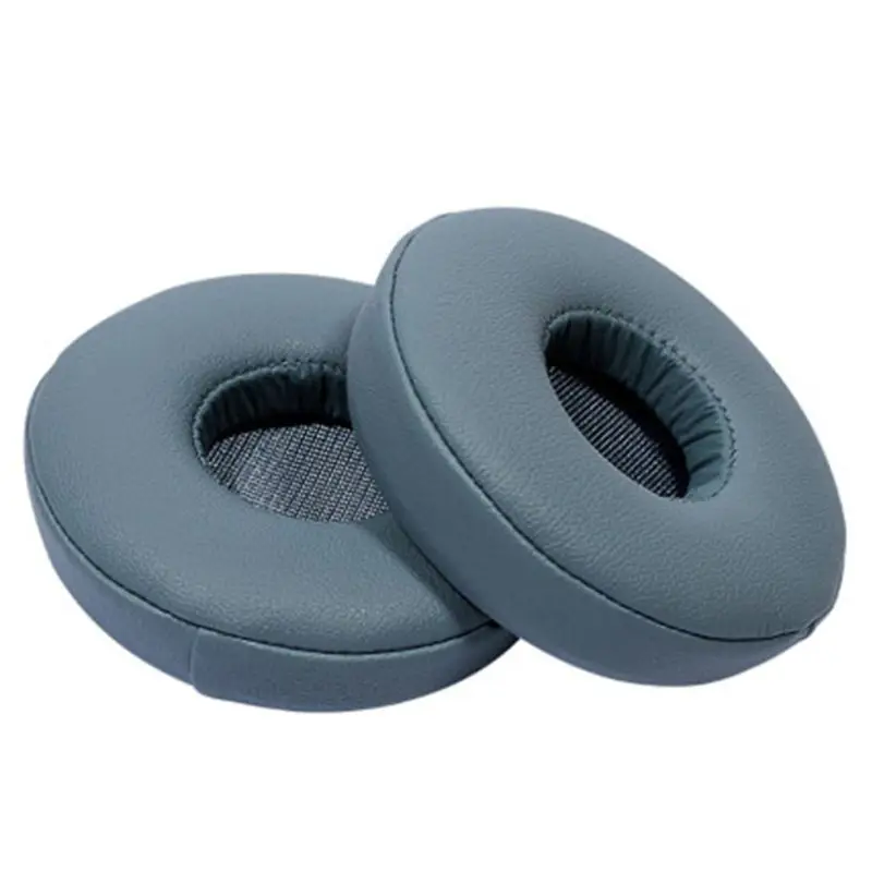 2PCS Durable Leather Earpads Replaced Ear Pads Cushions Cover for SN OY WH H810 Bluetooth Headphones